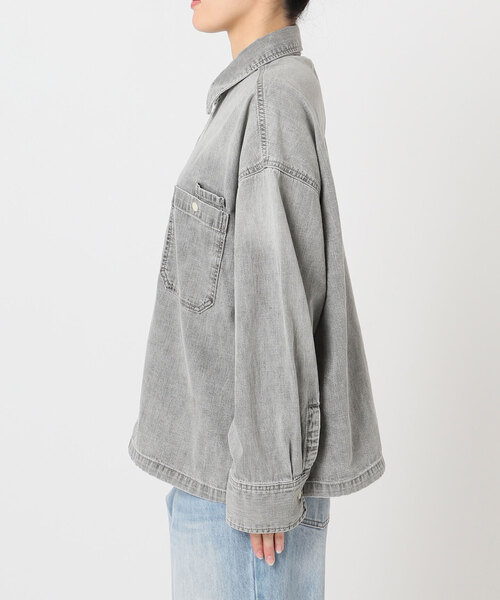 plage（プラージュ） ブラウス シャツ ballon denim シャツ レディース