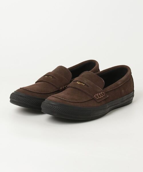 CONVERSE ローファー loafer brown 27 新品 未使用 CONVERSE（コンバース） ローファー 27.5cm ダークブラウン メンズ