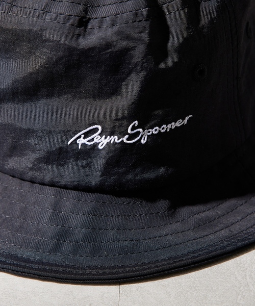 「reyn spooner」 ハット FREE ブラック メンズ_画像4