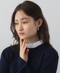 フープ ピアス クロスラインフープピアス レディースの詳細画像3
