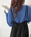 ワンピース リボンで後ろ姿までふわり華やぐ。リ...の詳細画像5