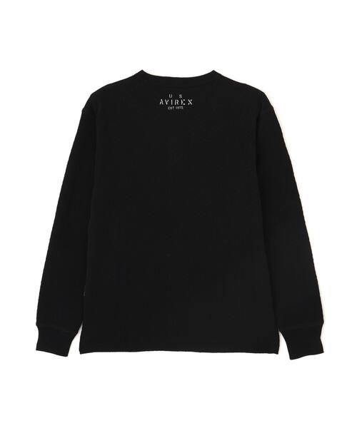 AVIREX（アヴィレックス） ヘンリーネック tシャツ 「WEB＆DEPOT限定
