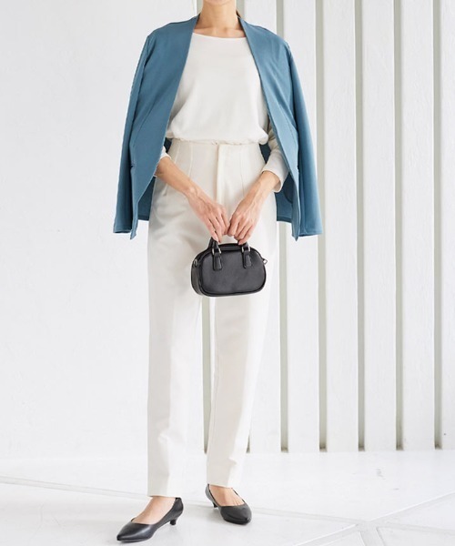 KOBE LETTUCE ジャケット ノーカラージャケット ジョーゼットノー