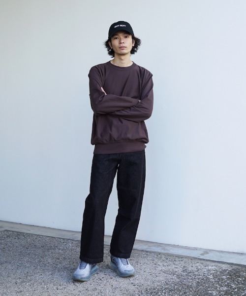 order Loose denim pants one wash ブラック order loose denim pants one wash（デニムパンツ）｜order