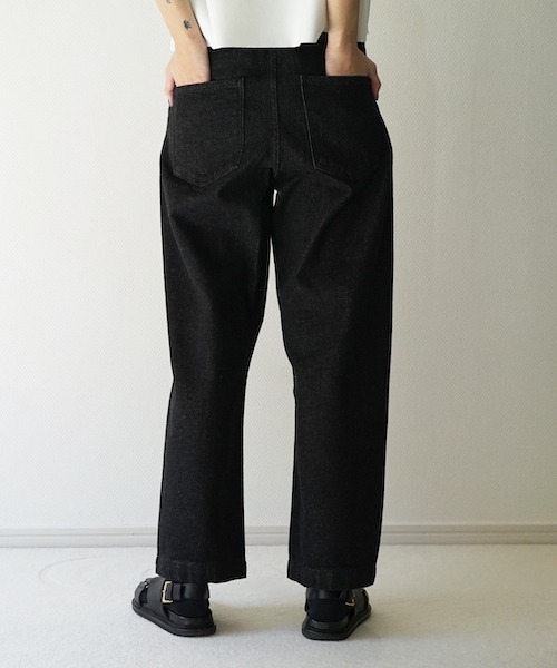 order Loose denim pants one wash ブラック order【オーダー】loose denim pants one wash 