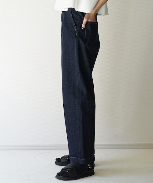 パンツ デニム ジーンズ order loose denim pants one wash｜zozo｜04