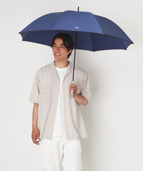 みずぴ MIZUNO 傘 耐風 長傘 ”パイピング” メンズ : ZOZOTOWN Yahoo!店