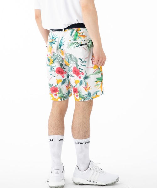 NEW ERA パンツ ニューエラ ゴルフウェア ショートパンツ 柄