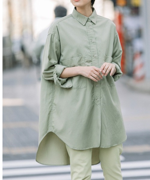 品数豊富 シャツ ブラウス テンセルコットンミリタリークロスビッグシャツ シャツ ブラウス レディースファッション ファッション 13 006 Leadingedgecomputers Com Au
