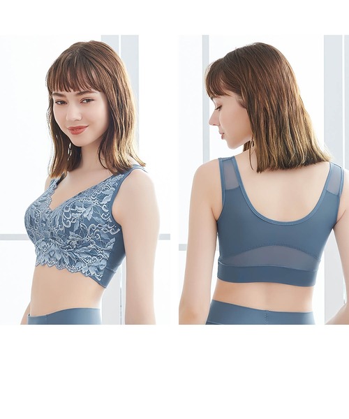 ブラデリスBRNYピース ハートフルカップカシュクールレーシー　2枚セット　M BRADELIS NewYork（ブラデリスニューヨーク） ブラジャー ハートフル