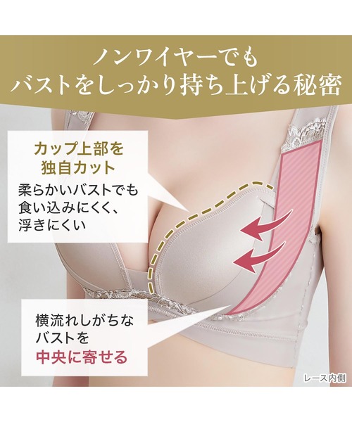 【2枚セット】ブラデリスニューヨークピースハートフルカップカシュクールブラ BRADELIS NewYork（ブラデリスニューヨーク） ブラジャー ハートフル