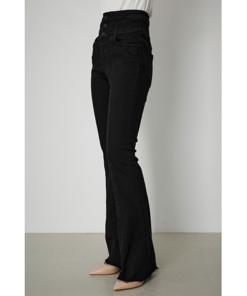 MOUSSY マウジー　フレアデニムパンツ ハイウエスト HIGH WAIST DENIM FLARE /ハイウエストデニムフレア（デニム
