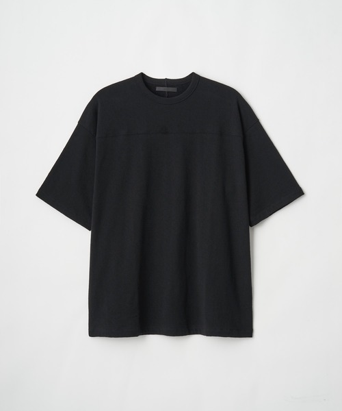 新古品 JUHA レザー プルオーバー Tシャツ トップス ブラック ユハ juha - 【ラスト1点】【24SS】Cow Leather P/O/カウレザープルオーバー