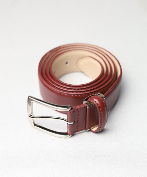 ARCHIVER ベルト 「77」カラーストレッチ レザーベルト メンズ