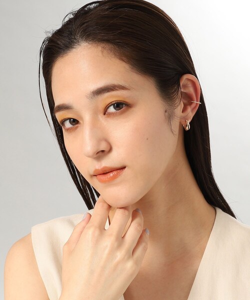 COCOSHNIK（ココシュニック） ピアス K10トリプル フープピアス
