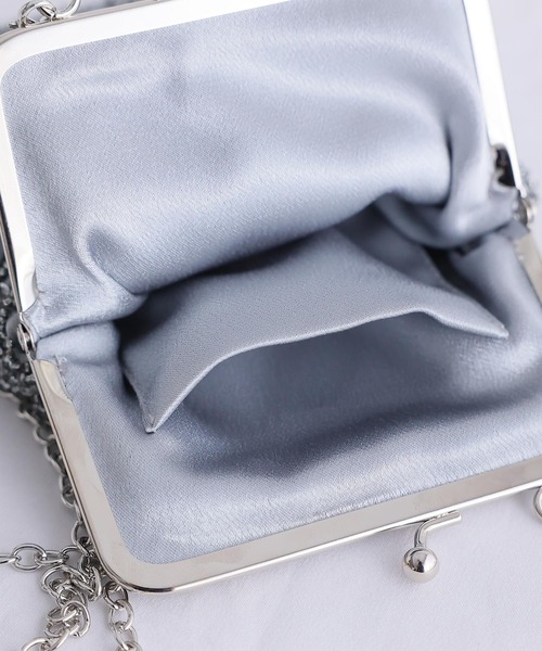 atlo がま口ショルダーバッグ 結婚式 atlo ショルダーバッグ バッグ ビーズ刺繍がま口ショルダー