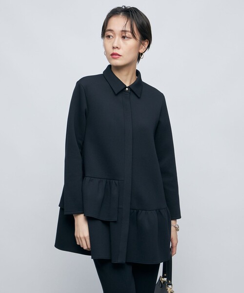 NOLLEY&#39;S - NOLLEY&#39;S エアボールアシメペプラムオーバーシャツ　新品未使用 セール】エアボールアシメペプラムオーバーシャツ（シャツ