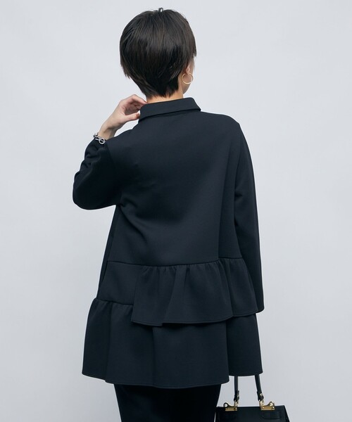 NOLLEY&#39;S - NOLLEY&#39;S エアボールアシメペプラムオーバーシャツ　新品未使用 セール】エアボールアシメペプラムオーバーシャツ（シャツ