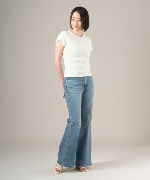 Levi's（リーバイス） ジーンズ デニム デニムパンツ RIBCAGE BELLS