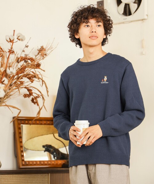 Bee Inspired Clothing★Hartleyクルーセーター 長袖 ロゴ ハートリー・クルー・セーター - ブラック