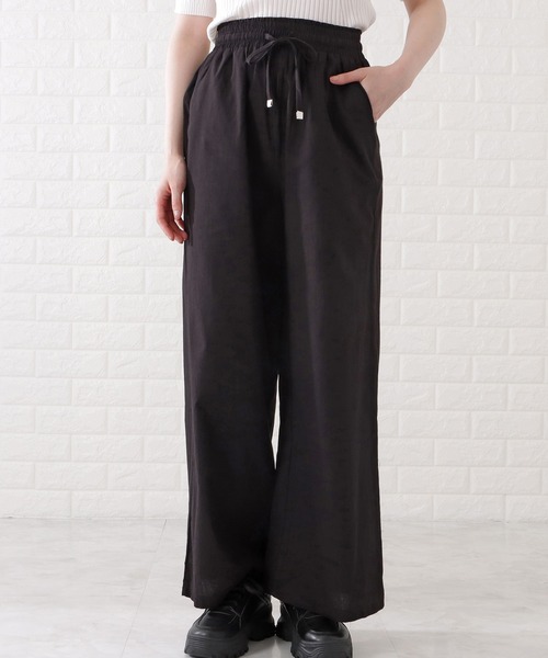 Chloe コットン フレアパンツ ブラック CHLOE】コットン フレアパンツ ブラック Chloé パンツ＆ジャンプ