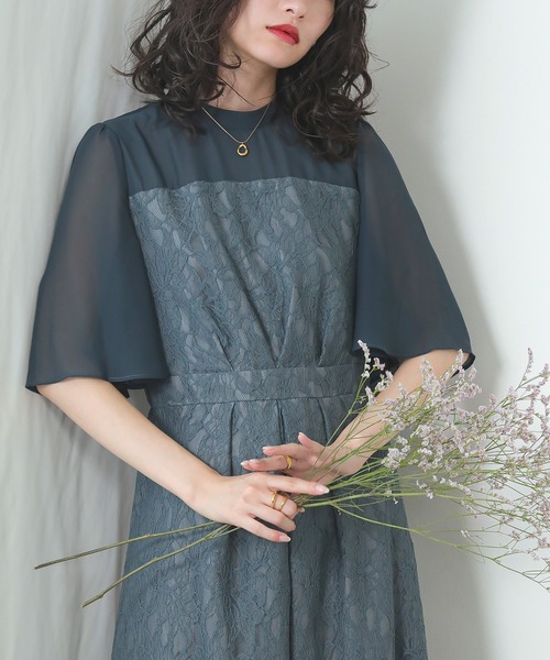kana ドレス Kana ドレス クラシカル レース ワンピース パーティー 結婚式
