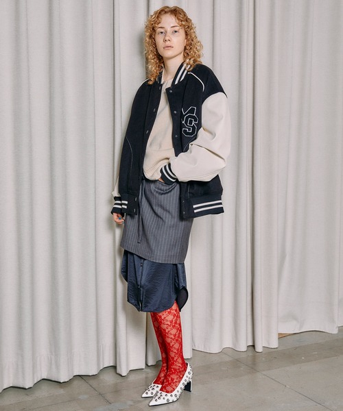 MAISON SPECIAL メゾンスペシャル　シャツレイヤードミニスカート MAISON SPECIAL スカート Shirt Layered Mini Skirt /シャツ