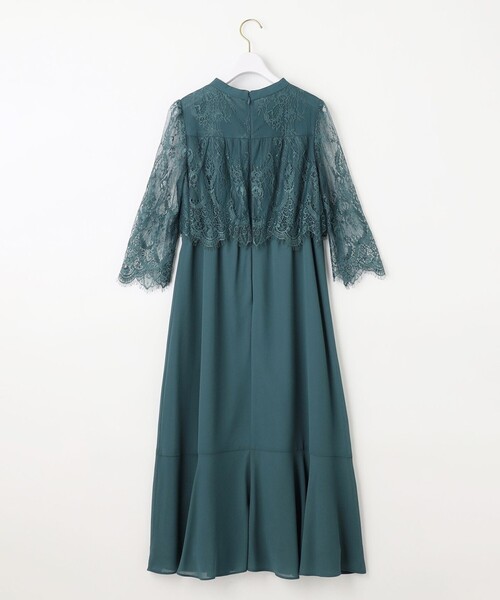 ANY SIS（エニィスィス） ドレス 「洗える」レーシーケープ ドレス