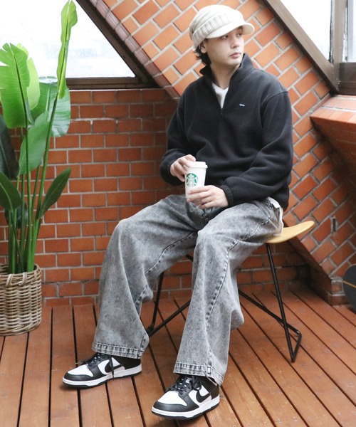 8（eight） ニット帽 ニットキャップ カラーバイザーニット