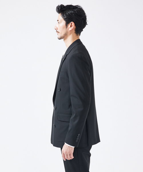 【美品】アバハウス スーツ セットアップ ストレッチ ネイビー ジャケット セットアップ対応/接触冷感】ハイブリット リラックス