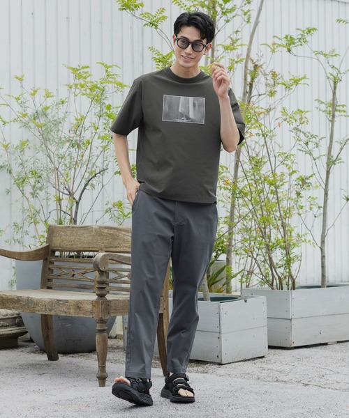 HUGO BOSS ウォーターリペレント ツイルパンツ GLOBAL WORK パンツ スゴラクストレッチスリムパンツ/975726