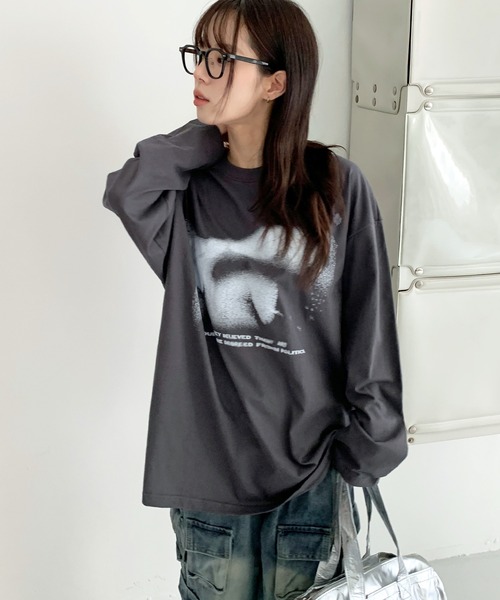 tシャツ 「コーデのポイントに」Year Number Tee レディース コーデのポイントに】Year Number Tee | RIVE DROITE(リヴドロワ