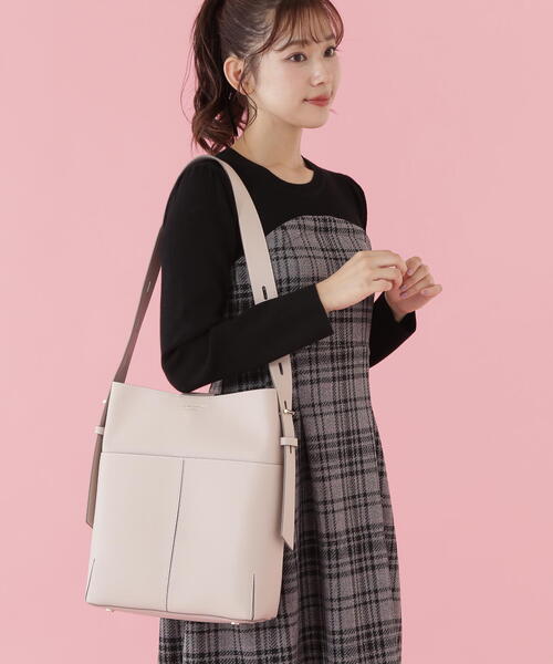 【JILLSTUART NEWYORK】レザー ベルトトートバッグL★ス通勤★ JILL by STUART トートバッグ ベルトトート（ウィークデイ