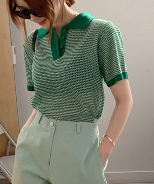 DEMARCOLAB メッシュポロ ポロシャツ ポロ メッシュ レディース : ZOZOTOWN Yahoo!店
