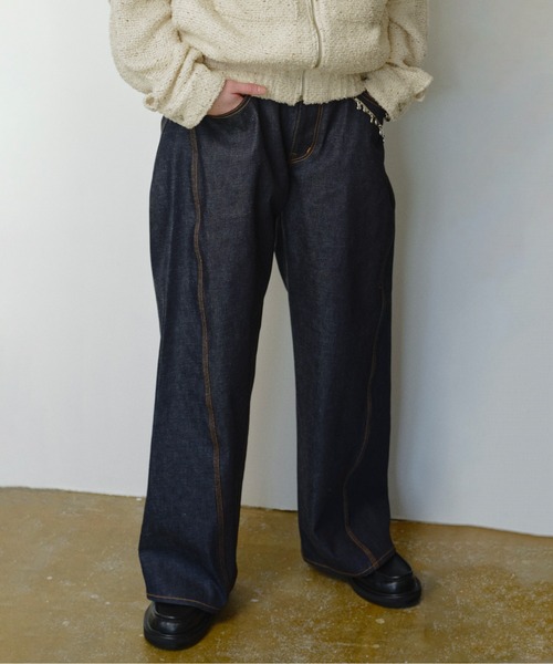 JieDa ジーンズ 3D WORK DENIM メンズ レディース : ZOZOTOWN