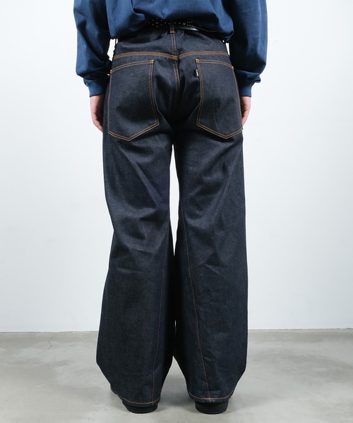 JieDaデニムパンツ サイズ1 セール】【JIEDA / ジエダ】CUTTING WIDE DENIM（デニムパンツ