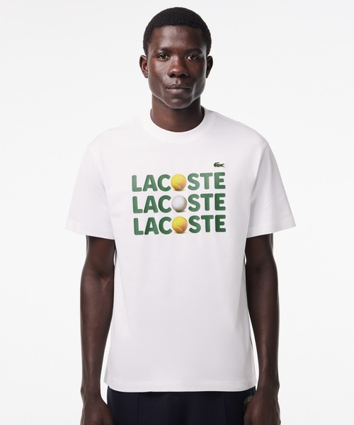 LACOSTE メンズ半袖Tシャツ LACOSTE ラコステ 鹿の子地ポケット半袖Tシャツ メンズ トップス
