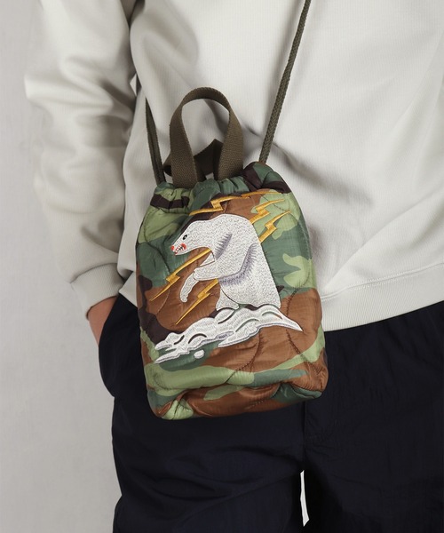 HOUSTON（ヒューストン） ショルダーバッグ 刺繍 エフェクトバッグ