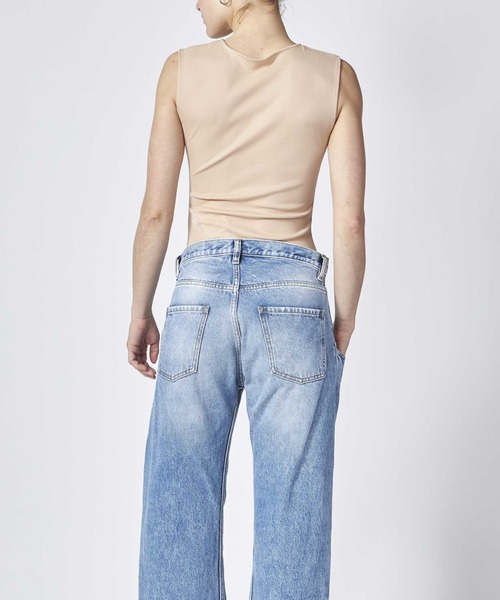 【美品】iirot リブタンクトップ　サイズ2 MIDWEST タンクトップ ノースリーブ IIROT STRECH COTTON BODY SUIT