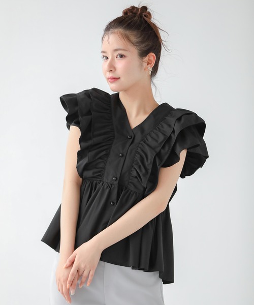 Fit more（フィットモア） ブラウス シャツ 「ZOZOTOWN限定カラー」V 