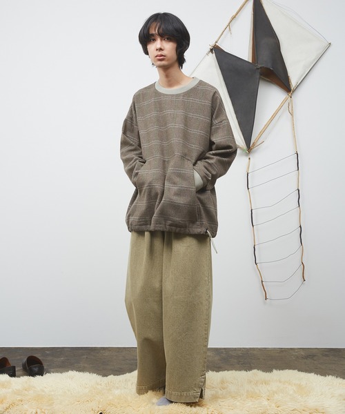 Dulcamara（ドゥルカマラ） ワイドパンツ ジーンズ デニムスラッシュ