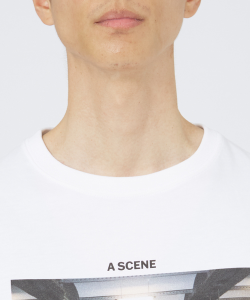 tシャツ 「LE TRIO ABAHOUSE」A SCENE / グラフィックTシャツ　サイズS レディース セール】【LE TRIO ABAHOUSE】JOVIAL / グラフィックTシャツ