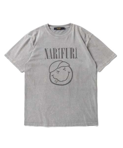 SMILEY FACE（スマイリーフェイス） tシャツ narifuri × ガーメント