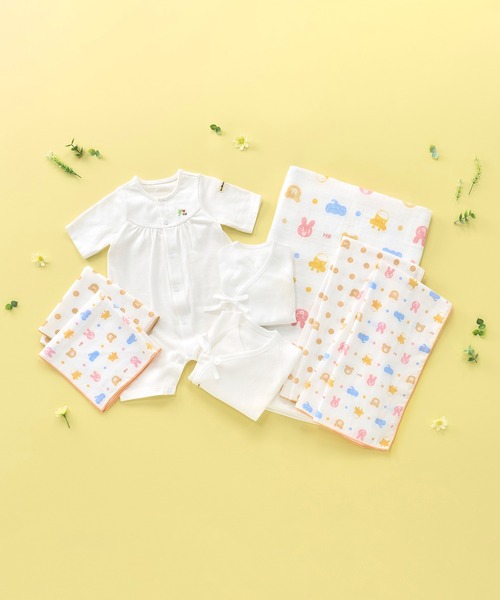 ベビー肌着 出産準備セット 春夏用(無地) | HOT BISCUITS