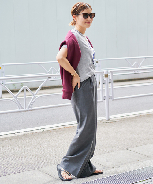 Deuxieme Classe パルモンティア　Tシャツ セール】【PARLEMENTIA/パルモンティア】 EASYSURF GREY Tシャツ