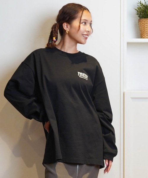 tシャツ Manhattan Portage/マンハッタンポーテージ 長袖Ｔシャツ オーバーサイズ MP-M586 レディース Manhattan Portage tシャツ Portage/マンハッタンポーテージ