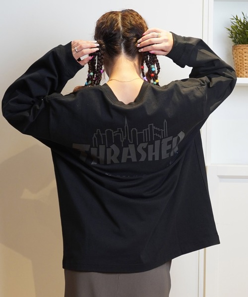 tシャツ Manhattan Portage/マンハッタンポーテージ 長袖Ｔシャツ オーバーサイズ MP-M586 レディース Manhattan Portage tシャツ Portage/マンハッタンポーテージ