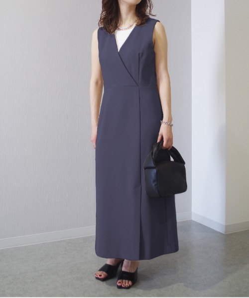 ドレス Vネックロングワンピース : ZOZOTOWN Yahoo!店 - 通販