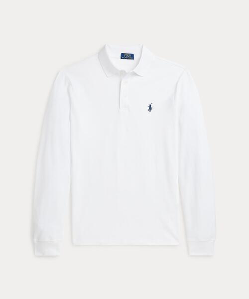 国内買付 すぐ届く【POLO RALPH LAUREN】ストレッチメッシュポロ カスタム スリム フィット ストレッチ メッシュ ポロシャツ