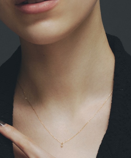 ダイヤモンドネックレス les bonbon（ルボンボン） ネックレス adjustable diamond necklace
